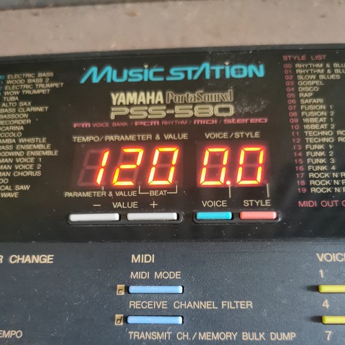 Yamaha portasound pss 580 - yamaha,